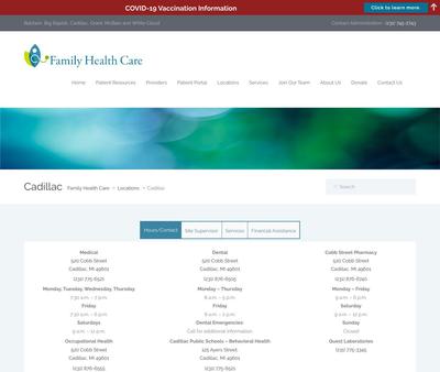 STD Testing at Family Health Care - Cadillac