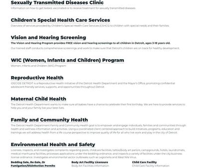 STD Testing at Wayne Health - Detroit Public Health STD Clinic