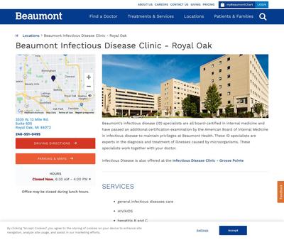 STD Testing at Beaumont Infectious Disease Clinic - Royal Oak
