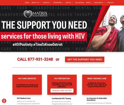 STD Testing at Matrix Human Services Community Health (HIV Prevention + Care)