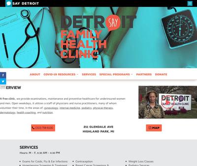 STD Testing at SAY Detroit Family Health Clinic