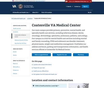 STD Testing at Coatesville VA Medical Center