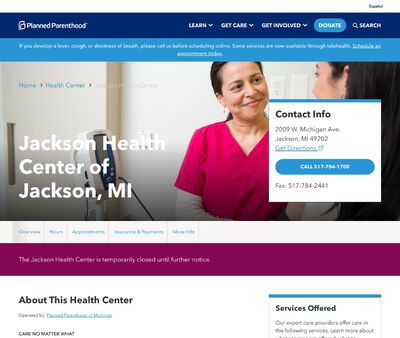 STD Testing at Planned Parenthood – Jackson Health Center