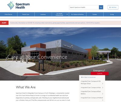 STD Testing at Spectrum Health Integrated Care Campus at North Muskegon
