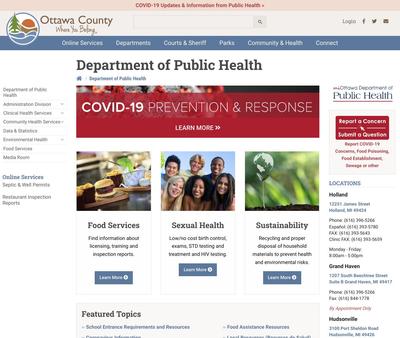 STD Testing at Ottawa County Department of Public Health