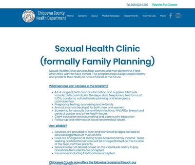 STD Testing at Chippewa County Health Department Personal & Family Health