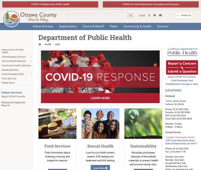 STD Testing at Ottawa County Health Department (Holland Office)