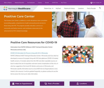 STD Testing at Hennepin Healthcare Positive Care Center
