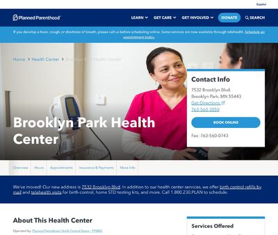 STD Testing at Planned Parenthood - Brooklyn Park Clinic