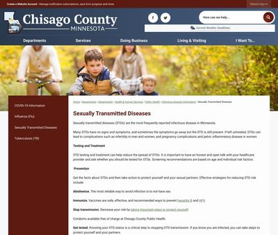 STD Testing at Chisago County Public Health