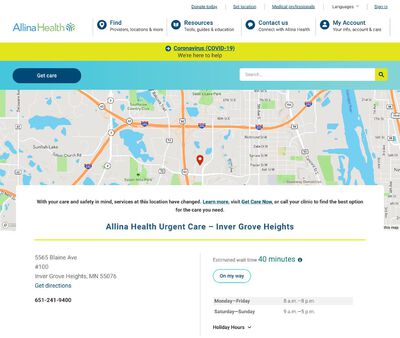 STD Testing at Allina Health Urgent Care - Inver Grove Heights