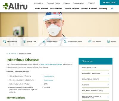 STD Testing at Altru’s Infectious Disease