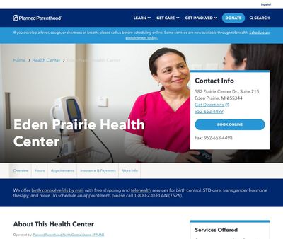 STD Testing at Planned Parenthood - Eden Prairie Clinic