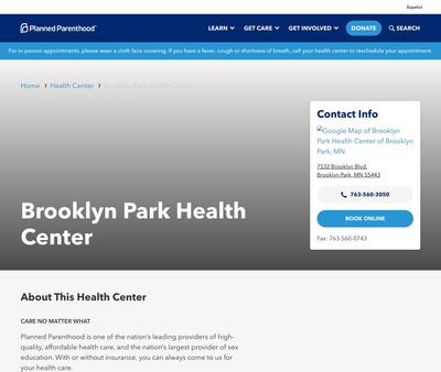 STD Testing at Brooklyn Park Health Center