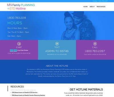 STD Testing at Minnesota Family Planning/Std