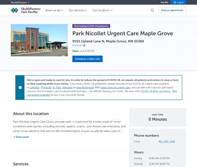 STD Testing at Park Nicollet Urgent Care Maple Grove