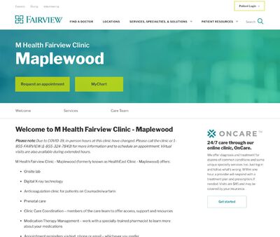 STD Testing at HealthEast Clinic - Maplewood