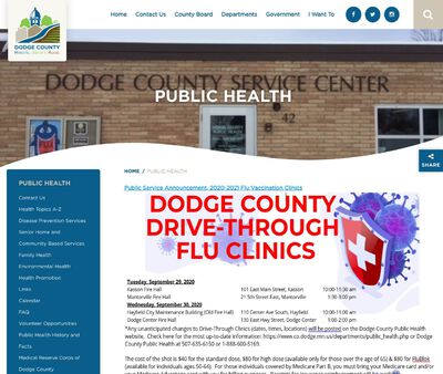 STD Testing at Dodge County Public Health Department