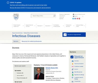 STD Testing at Mayo Clinic (Infectious Diseases Division)