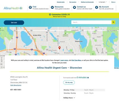 STD Testing at Allina Health Urgent Care - Shoreview