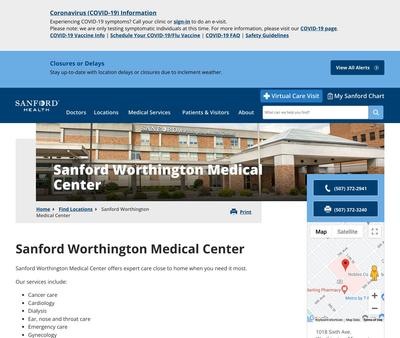 STD Testing at Sanford Worthington Medical Center