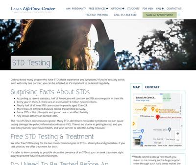 STD Testing at Lakes Life Care Center