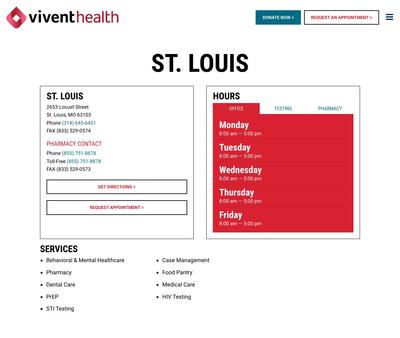 STD Testing at ST. LOUIS EFFORT FOR AIDS