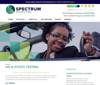 STD Testing at Spectrum Health Care - Missouri