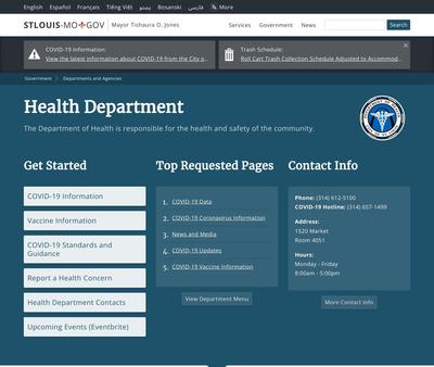 STD Testing at St. Louis City Department of Health