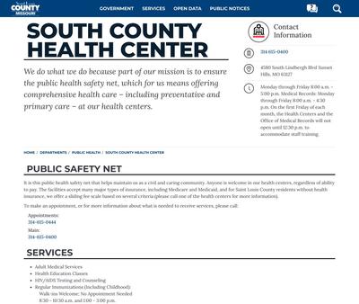 STD Testing at South County Health Center