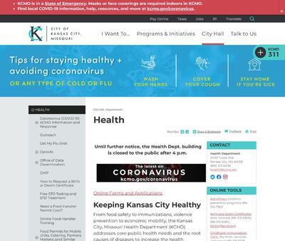 STD Testing at City of Kansas City Health Department