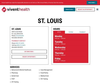 STD Testing at St. Louis Effort for AIDS