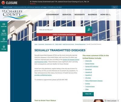STD Testing at Saint Louis County Department of Public Health