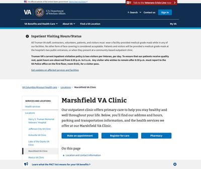 STD Testing at Marshfield VA Clinic
