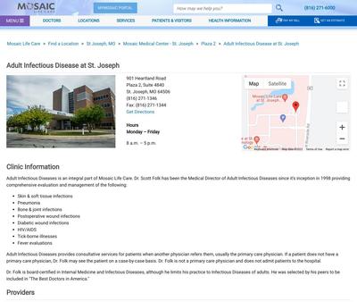 STD Testing at Mosaic Life Care at St. Joseph - Adult Infectious Disease