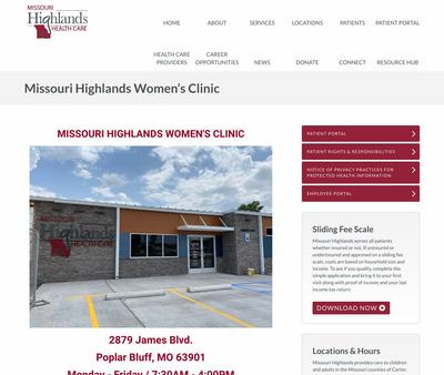 STD Testing at Missouri Highlands Women's Clinic