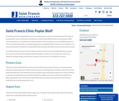 STD Testing at Saint Francis Clinic Poplar Bluff Urgent Care
