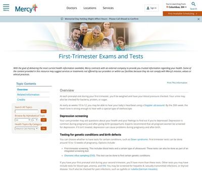 STD Testing at Mercy Clinic Primary Care