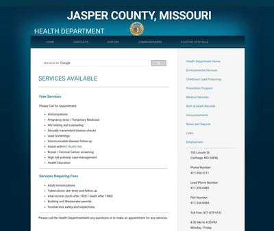 STD Testing at Jasper County Health Department