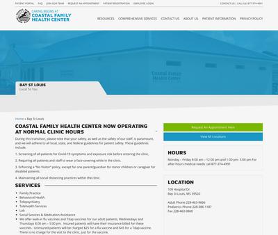 STD Testing at Coastal Family Health Center