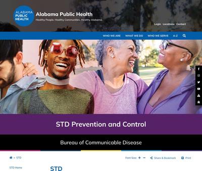 STD Testing at State of Alabama Public Health
