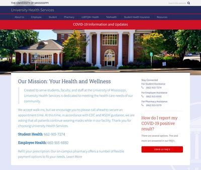 STD Testing at University Health Services — Ole Miss