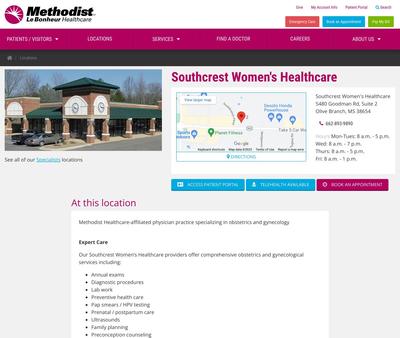 STD Testing at Southcrest Women's Healthcare