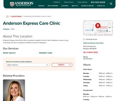 STD Testing at Anderson Express Care Clinic