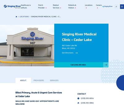 STD Testing at Singing River Medical Clinic - Cedar Lake