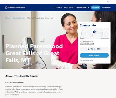STD Testing at Planned Parenthood - Great Falls Health Center