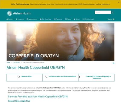 STD Testing at Atrium Health Copperfield OB/GYN