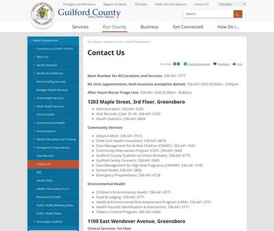 STD Testing at Guilford County Public Health