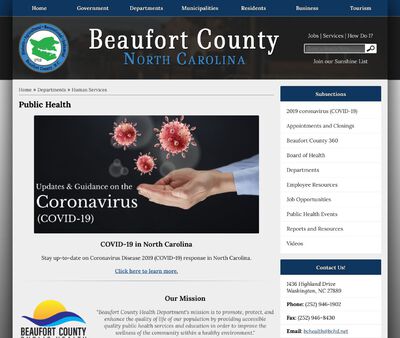 STD Testing at Beaufort County Health Department