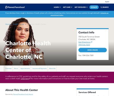 STD Testing at Planned Parenthood - Charlotte Health Center